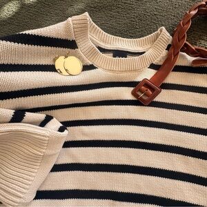 GAP Cropped Striped Sweater